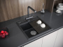 Мойка STEPIA 45, IT-GRANIT, PM114651-AN, антрацит, 460х510, Paulmark