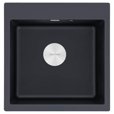 Мойка KANTE 50, IT-GRANIT, PM105152-AN, антрацит, 510х520, Paulmark