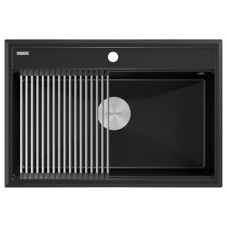 Мойка STEPIA 80, IT-GRANIT, PM117551-BLM, черный, 750х510, Paulmark