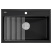 Мойка STEPIA 80, IT-GRANIT, PM117551-AN, антрацит, 750х510, Paulmark