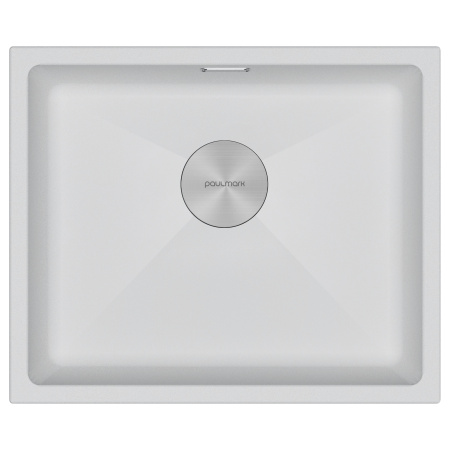 Мойка LUMI 55UNI, IT-GRANIT, LU55-WH, белый, 555х460, Paulmark