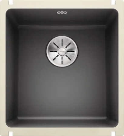  Кухонная мойка Blanco Subline 375-U PuraPlus Базальт