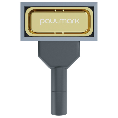 Перелив овальный с логотипом, PM24-LG, светлое золото, Paulmark