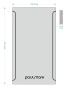 Разделочная доска PLATTE-405, HPL-пластик, Pl405-SD, дуб делано, 405х230мм, Paulmark