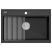 Мойка STEPIA 80, IT-GRANIT, PM117551-AN, антрацит, 750х510, Paulmark