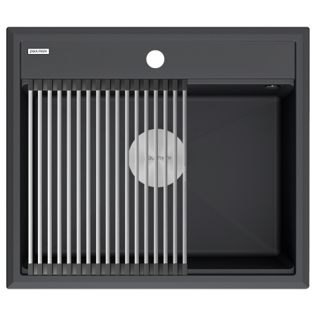 Мойка STEPIA 60, IT-GRANIT, PM115951-AN, антрацит, 590х510, Paulmark